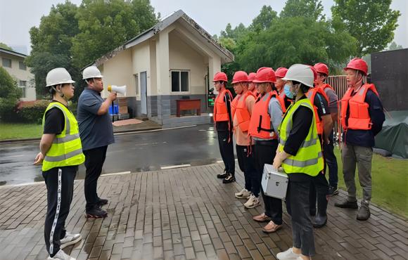 水務合肥區域公司廬江片區開展防汛應急演練