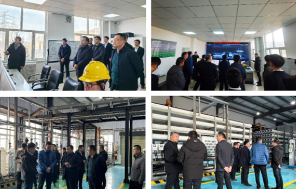 寧夏生態環境廳平學智廳長一行 到麥王環境南川工業園區污水